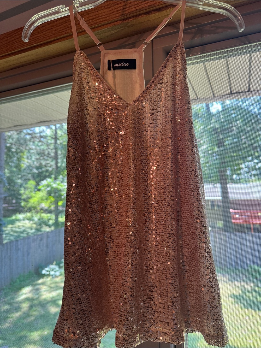 Gold Sequin Tank